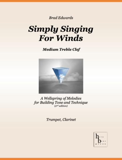 Simply Singing for Winds - Medium Treble Clef (pdf download only)